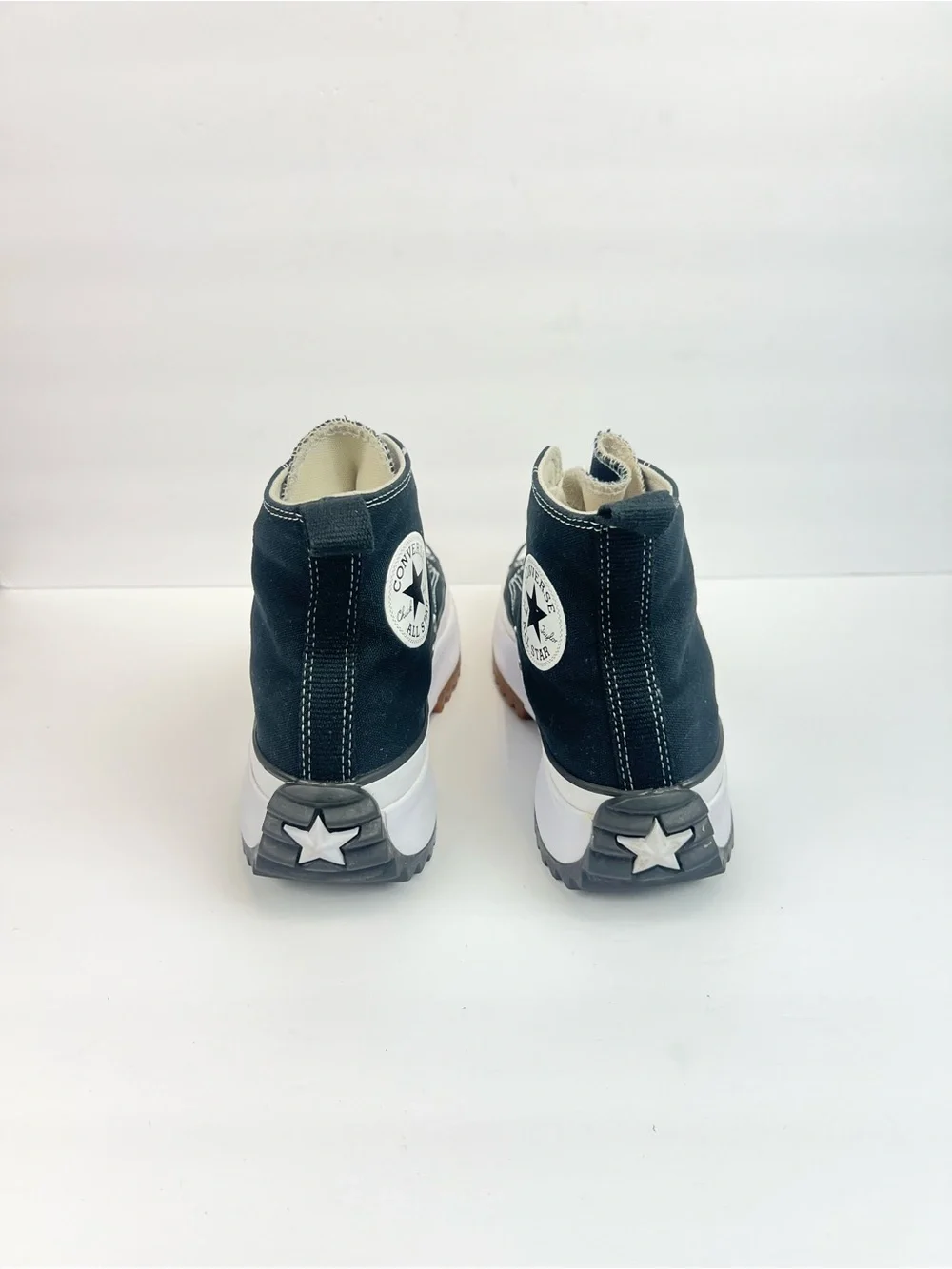 Converse Run Star Hike Platform Black HI Sneakers 166800C Mens 7.5 Women’s 9 - Picture 6 of 9